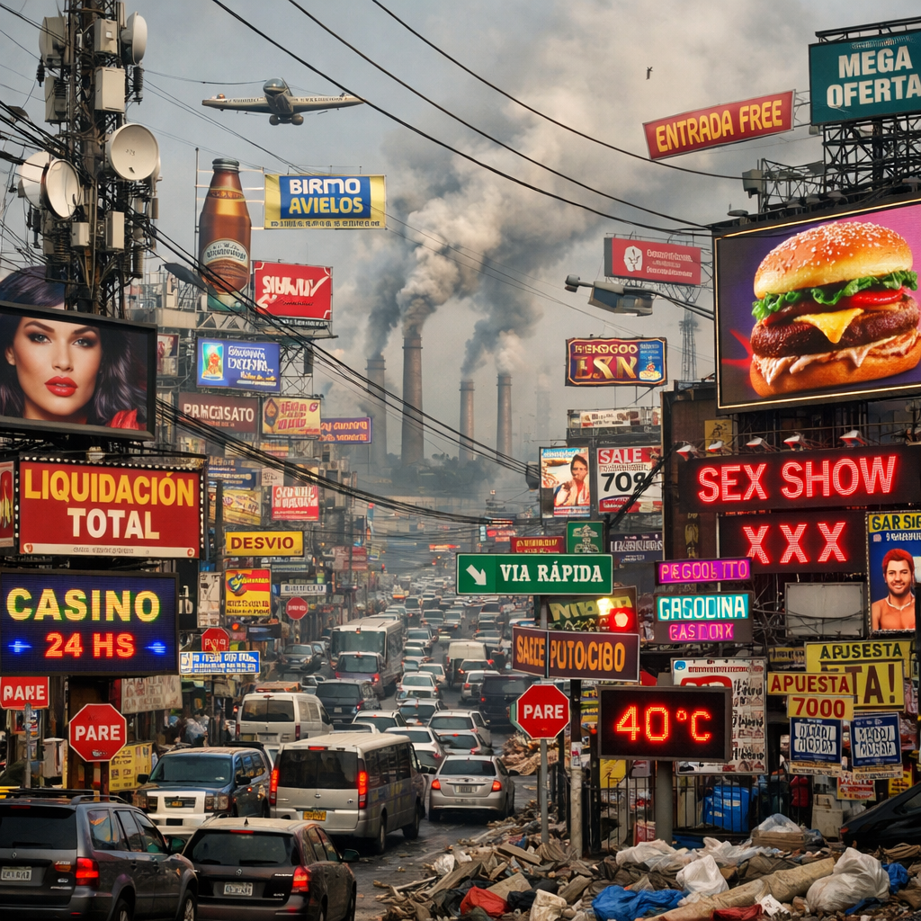 quiero un paisaje contaminado visualmente